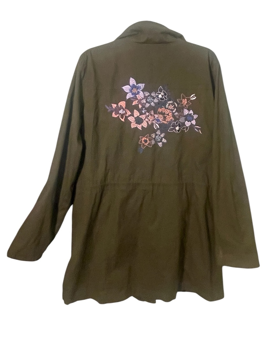 Mark by Avon floral embroidered military style jacket. Size XL GUC - Picture 7 of 11